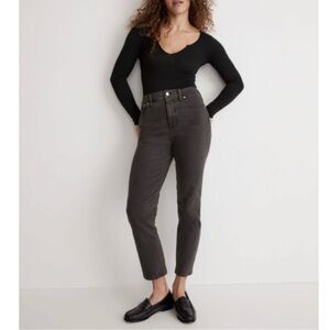MADEWELL | The Perfect Vintage Charcoal Wash Casual 90’s Style Jeans Size 27